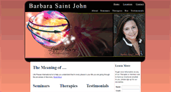 Desktop Screenshot of barbarasaintjohn.com