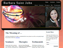 Tablet Screenshot of barbarasaintjohn.com